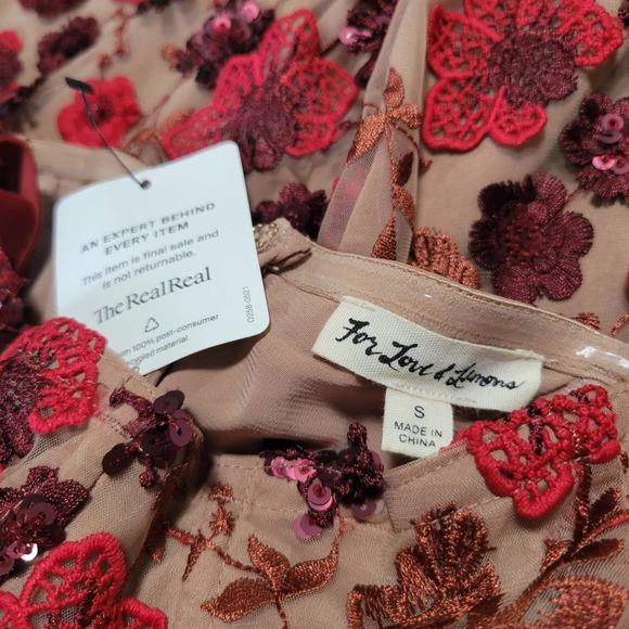 For Love And Lemons Floral Embroidered Maxi Dress - Picture 14 of 16